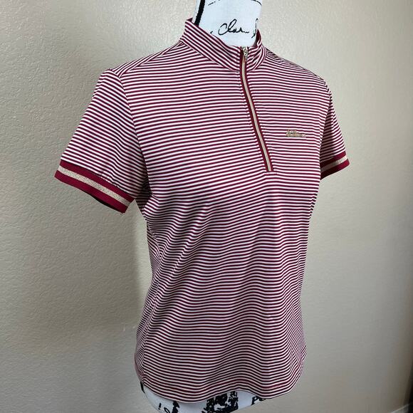 The Redface white/ red stripe short sleeve top mountaineer trail running outdoor - Picture 8 of 14